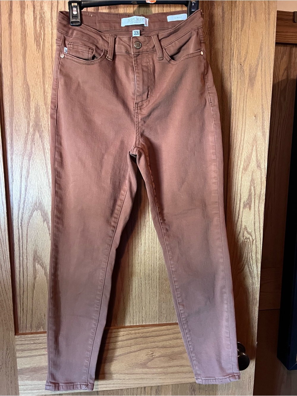 Judy Blue Rust-Tone High Waist Skinny Jeans